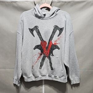 Gildan Gray Viking Hoodie